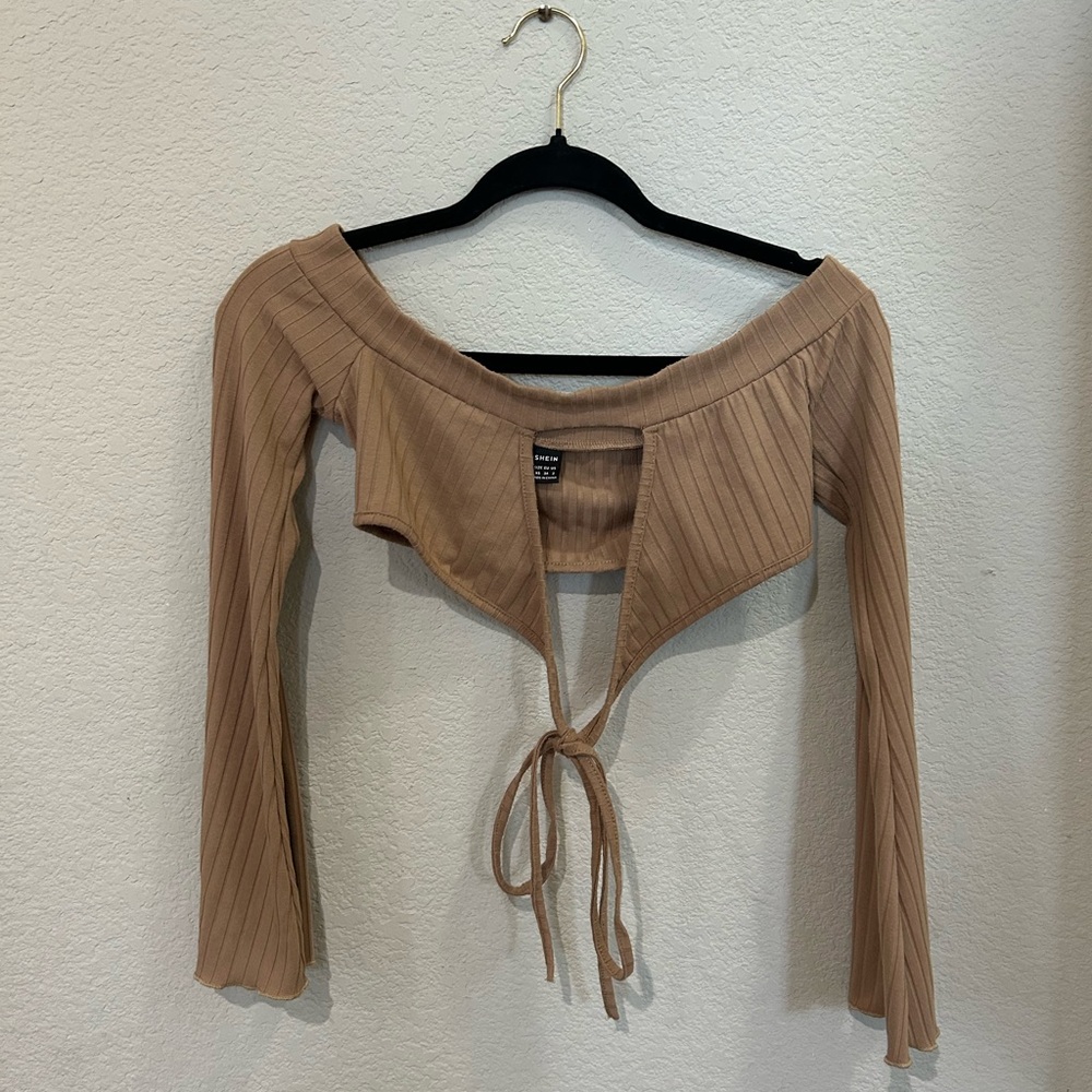 La maille pralu crop top